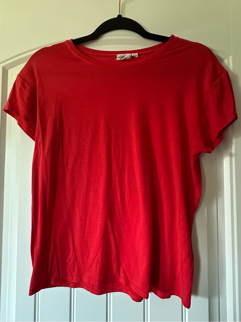 White Crow Red Short Sleeve Tee